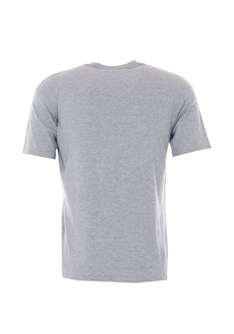 seamless crew neck tee man grey AURALEE | A00T01STTOP GRAY